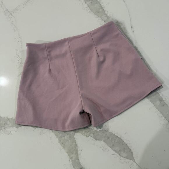 Altar’d State Asymmetrical Skort Skirt Women's Small Mauve Side Zipper Coquette - Picture 8 of 9